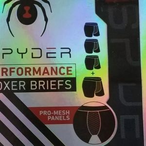 Spyder performance boxer briefs NWOB